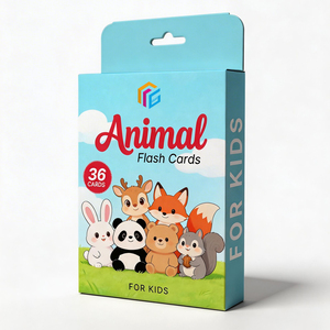 Tarjeta de Regalo de Papel con <span class=keywords><strong>Diseño</strong></span> Personalizado, Gráfico de Animales Creativos y Lindos, Impresión de Logotipo, <span class=keywords><strong>Diseño</strong></span> Gratuito, Producto Educativo para Niños, Venta Caliente - Product Image 6