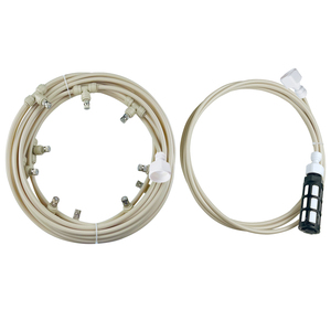 Điện phun sương Hệ thống làm mát với 12 V bơm 20-60 ft Mister dòng trượt khóa vòi phun nước cho hiên ngoài trời - Product Image 3