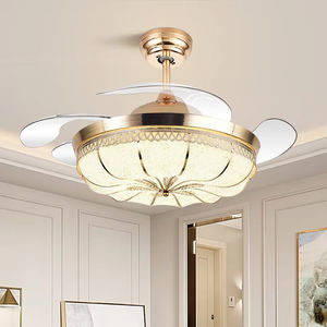 Y164 Télécommande Moderne 42 Pouces 110v 220v Ventilateurs de Plafond avec Lumières Lampe Led Designer Luz Con Ventilador Oculto Techo - Product Image 1