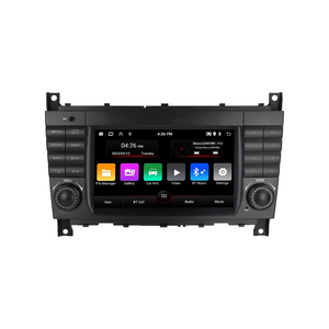 Écran tactile Android CarPlay pour Mercedes-Benz Classe C C-W203 CLK <span class=keywords><strong>W209</strong></span> avec écran IPS, caméra de recul et GPS intégré - Product Image 1