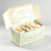 Boîte cadeau de luxe pour chocolats et macarons, emballage personnalisé pour desserts, idéal pour les fêtes