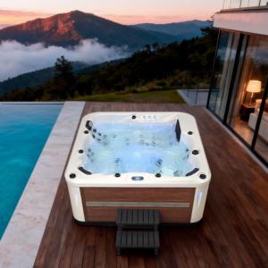 Prix d'usine, homologué CE, bain à remous en acrylique avec jets LED, <span class=keywords><strong>spa</strong></span> hors sol, <span class=keywords><strong>jacuzzi</strong></span> extérieur pour 6 personnes - Product Image 2