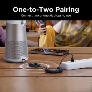 Adattatore audio wireless UGREEN BT303 <span class=keywords><strong>Bluetooth</strong></span> 5.4 con display LED, connettore USB da 3,5 mm, trasmettitore e ricevitore Aux wireless a molla per <span class=keywords><strong>auto</strong></span> - Product Image 4