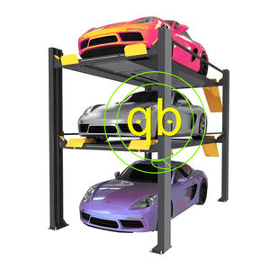 Promotion : Système de stationnement hydraulique intelligent à quatre poteaux, triple empilage, double plateforme, pour levage de voitures et équipement de <span class=keywords><strong>garage</strong></span> - Product Image 5