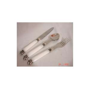 Ensemble de couverts fantaisie pour table de mariage, ensemble de couverts en acier inoxydable avec polissage brillant/placage nickel, ensemble de couverts décoratifs indiens faits à la main - Product Image 2