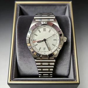 Reloj Deportivo Mecánico Cronógrafo Analógico de Buceo, 40 mm, 20 mm, Acero Inoxidable, Alarma, Resistencia al Agua de 50 m, Doble Hora, 4 Agujas GMT - Product Image 3