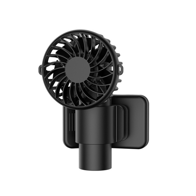 Portable 1000mAh Clip-On Cooling Desktop Fan Small Umbrella Table Fan with 3-Speed Wearable Feature for Camping