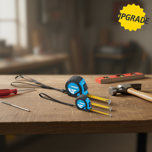 Ruban à mesurer Fervi 3m 5m 8m avec cordon, version améliorée pour des mesures de précision - Product Image 3