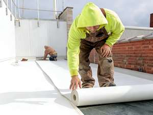 <span class=keywords><strong>Membrane</strong></span> d'étanchéité TPO industrielle 1,8 mm, écologique, résistante au vieillissement et aux UV, garantie 5 ans <span class=keywords><strong>pour</strong></span> l'<span class=keywords><strong>extérieur</strong></span> – Vente directe usine - Product Image 1