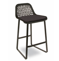 Morden Garden Ensemble de chaises de restaurant pour salle à manger Ensembles de chaises de bistro hautes pour terrasse extérieure Ensemble de chaises de bar