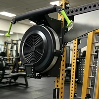 Simulador de Esquí con Resistencia al Aire para Montar en la Pared, Ahorra Espacio, Montable en Rack, Equipo Funcional para Gimnasio y Fitness