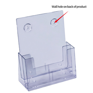 Bảng Top Acrylic Brochure chủ đứng, treo tường giữ tờ rơi, Acrylic hiển thị Tạp Chí đứng - Product Image 4