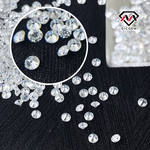 SICGEM D Color VVS1 Clarity Loose Melee <strong>Moissanite</strong> Passes <strong>Diamond</strong> <strong>Tester</strong> Round Excellent Cut - Product Image 5