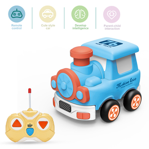 Voiture télécommandée pour bébé 27mhz 2 canaux Jouet de <span class=keywords><strong>train</strong></span> RC Jouet en vinyle Jouet anti-collision <span class=keywords><strong>Train</strong></span> pour enfants - Product Image 4