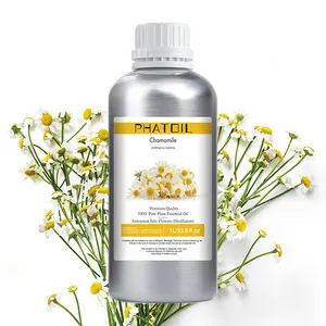 Extrait de plante en vrac, 1l d'huile essentielle de camomille pour les soins de la peau d'aromathérapie à domicile