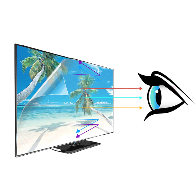 Anti-Glare Anti-scratch Blue Light Blocking Screen Protector Anti-UV Eye Protection Filter Film for Laptop and Desktop