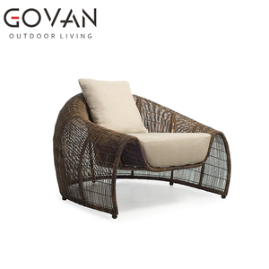 Classico e del <span class=keywords><strong>Design</strong></span> di Lusso di importazione per tutte le stagioni rotondo in rattan mobili da giardino nuovo <span class=keywords><strong>design</strong></span> di lusso in rattan di <span class=keywords><strong>vimini</strong></span> relax divano letto singolo - Product Image 4