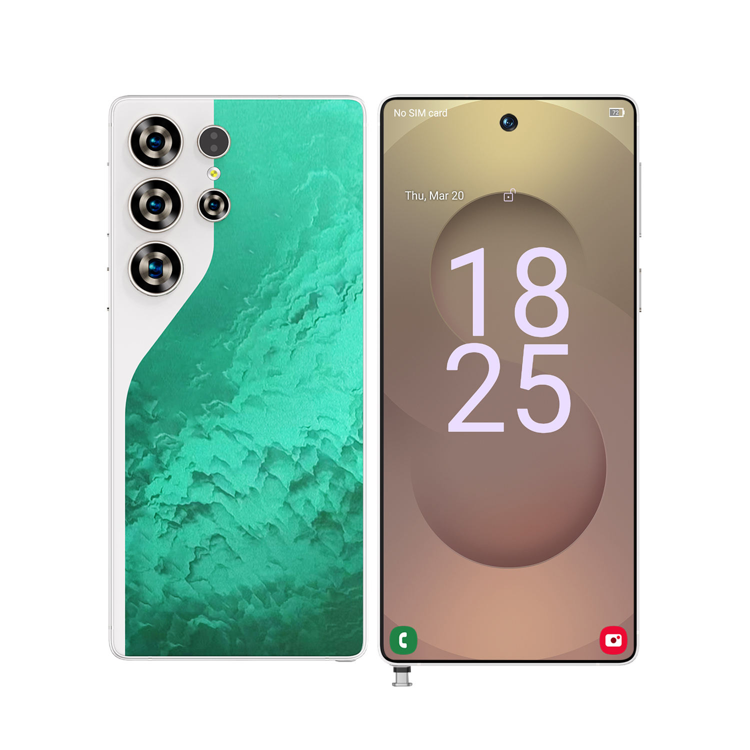 สีเขียว