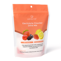 Sachet d'emballage souple refermable à fermeture éclair pour poudre protéinée personnalisée, boisson énergisante et électrolytes