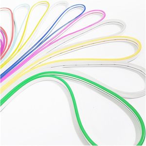 Factory IP65 Waterproof 5M SMD2835 LED Neon Flex Strip <b>Lights</b> 12V PVC Material Outdoor Body <b>Rope</b> <b>Light</b> Dimmable - Product Image 1