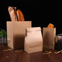 Sacs en papier brun simples et économiques à emporter, vente en gros, logo personnalisé, qualité alimentaire, sacs en papier moins chers de haute qualité