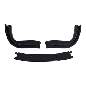 Lèvre de spoiler avant pour BMW E39 M5 1997-2004, noir brillant, matériau PP, 3 sections - Product Image 4
