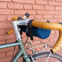 Sac de rangement de guidon de vélo de style rouleau, sac de rangement avant portable pour le cyclisme en extérieur