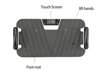Plateforme vibrante verticale intelligente pour l'exercice corporel complet avec musique Bluetooth et télécommande