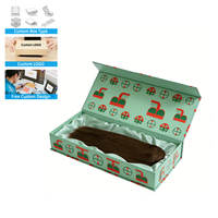 Boîte magnétique personnalisée en carton rigide, emballage de luxe, étui de rangement durable pour accessoires de coiffure, accessoires de mode, utilisation en vente au détail