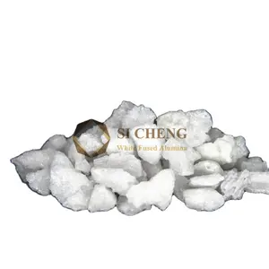 White fused alumina refractory gunning mix materials and other monolith castable product