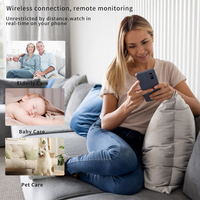 Mini caméra sans fil 2025 Vision nocturne Enregistrement vidéo ultra clair pour l'intérieur et l'extérieur, la maison et le commerce