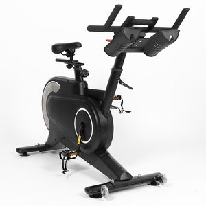 <span class=keywords><strong>Vélo</strong></span> d'exercice à cadre en acier à résistance magnétique avec écran d'ordinateur, volant d'inertie de 6 kg, siège et guidon réglables, utilisation à domicile - Product Image 5