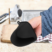 Mini gants de cuisine en silicone imprimés, résistants à la chaleur, pour vaisselle et cuisson