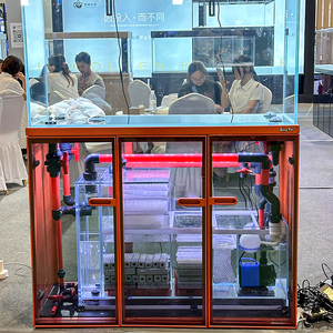 Bể cá sống bể cá 500 gallon với bộ lọc bể phốt thủy tinh Nước ngọt bằng sắt thấp & phụ kiện - Product Image 4