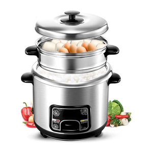 2.2L 900W Cuiseur à riz électrique Revêtement antiadhésif Cylindre domestique Pot intérieur en fer blanc Système de chauffage domestique <span class=keywords><strong>non</strong></span> électrique Cuisine - Product Image 6