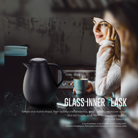 Usine au Cambodge Fabricant thaïlandais Bouilloire à café 350ml en acier inoxydable 304 avec couvercle à bouton poussoir de qualité alimentaire