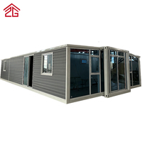 Maisons conteneur préfabriquées pliables étendues/conteneur vivant pliant de 40 pieds/maison conteneur pliable cabine extensible maison Allstar moderne