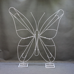 शादी प्रोप्स आयरन आर्ट तितली रोड गाइड स्टेज पृष्ठभूमि व्यवस्था - Product Image 2