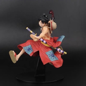 <span class=keywords><strong>Figurine</strong></span> d'anime <span class=keywords><strong>One</strong></span> <span class=keywords><strong>Piece</strong></span> de 21 cm en PVC OEM, boîte aveugle, <span class=keywords><strong>Wano</strong></span> Anime Warrior Nidai Kitetsu Manga Zoro, <span class=keywords><strong>figurine</strong></span> d'anime Monkey D Luffy - Product Image 2