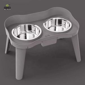 Mangkuk anjing tinggi mangkuk kucing tinggi mangkuk anjing piring makan makanan untuk kucing kecil dan sedang - Product Image 5