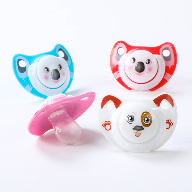 Wholesale Cute Silicone Pacifier Baby Sleep Animal Silicone Pacifiers