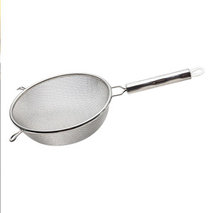 Custom-made new 304 stainless steel <b>strainer</b>/<b>mesh</b> <b>strainer</b>, household double-ear juice filter, powder sieve, oil <b>strainer</b>. - Product Image 5