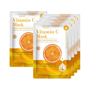 OEM Thực Vật Chiết Xuất Vitamin Mặt Maskss Vẻ Đẹp Trên Khuôn Mặt Vitamin C Tấm Mặt Nạ Hàn Quốc Chăm Sóc Da Làm Trắng Mặt Nạ