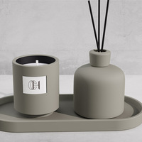 C & H Coffret cadeau personnalisé pour bougies parfumées et diffuseur de roseaux