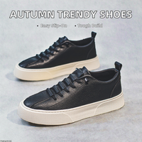 Chaussures de sport décontractées blanches tendance pour hommes, idéales printemps-automne, confortables, à enfiler, avec doublure en maille – pour été et hiver