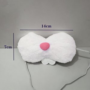 Nuevo Conjunto de <span class=keywords><strong>Disfraz</strong></span> de Conejita de Halloween: Diadema con Orejas de Conejo, Lazo y Cola de Peluche, Accesorios para Fiesta - Product Image 6