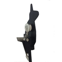 Formation pour faire tomber et réinitialiser la cible de tir en granulés, cible déposée avec pointe de Pegging