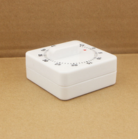 Minuteur de cuisine compact 60 minutes, minuteur mécanique avec rappel