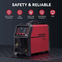 Soudeuse MIG ARCCAPTAIN MIG250 110V/220V MIG/MIG sans gaz/Electrode/TIG Lift avec pistolet à fil 6-en-1