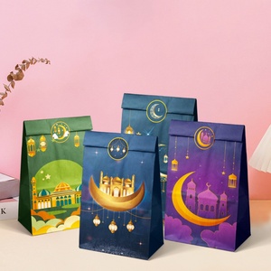 Party Favors Muslim Ramadan Party Supplies Eid Mubarak Gift Favors Ramadan Kareem <b>Paper</b> Bags <b>Tissue</b> <b>Paper</b> Candy Gift Bags <b>Paper</b> - Product Image 2